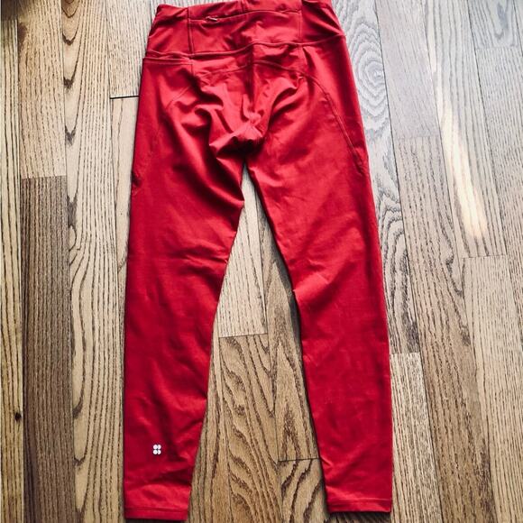 Sweaty Betty Power 7/8 Workout Leggings Cardinal Red Rare Women’s Size S NWT - Picture 9 of 10